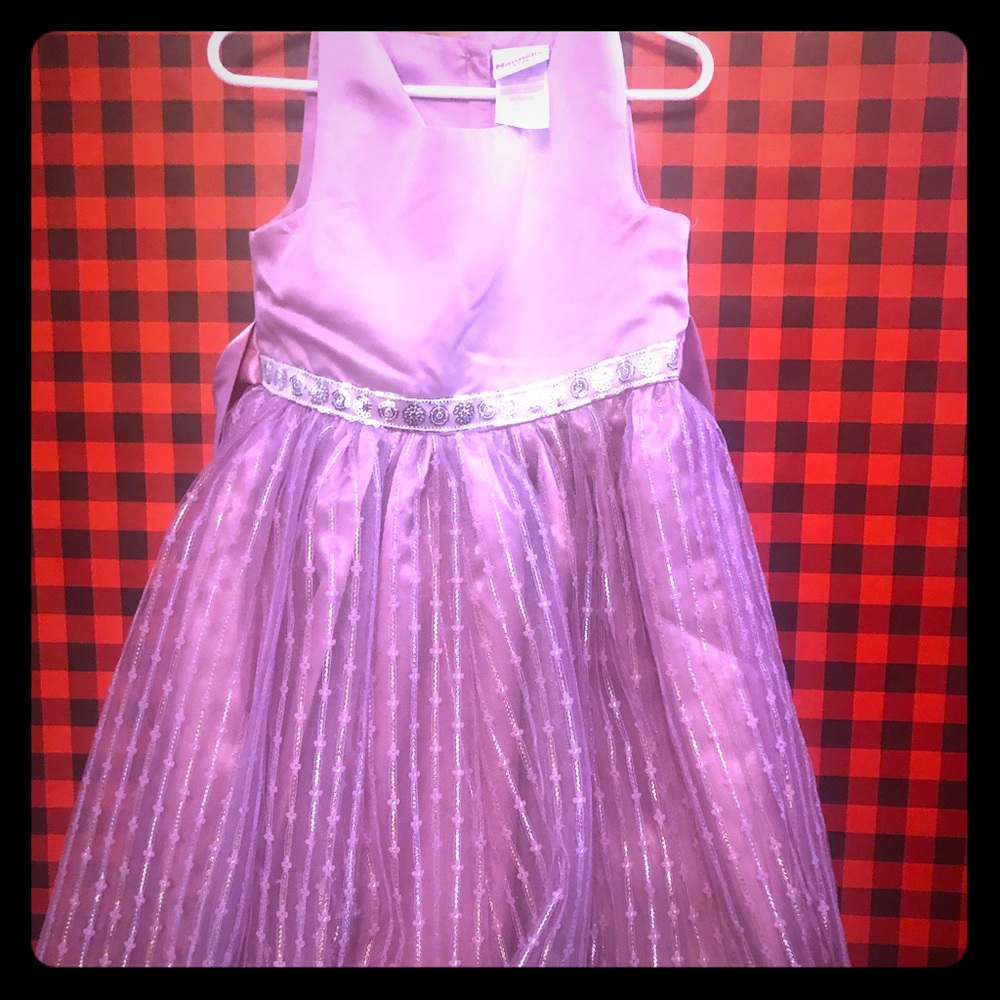 Purple and silver fancy dress